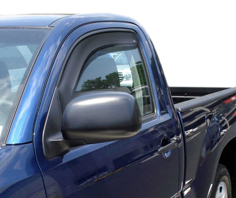 2005-2015 Tacoma Access Cab Ventvisor In-Channel Window Deflectors Smoke 2-Piece - View 3 | Dirty Garage