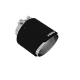 Universal Carbon Fiber Tip 3" ID 5" OD 6.13" L Angle Cut Dual Wall | Dirty Garage