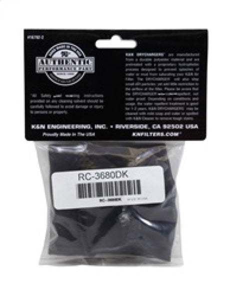 Universal Drycharger Black Air Filter Wrap - View 9 | Dirty Garage