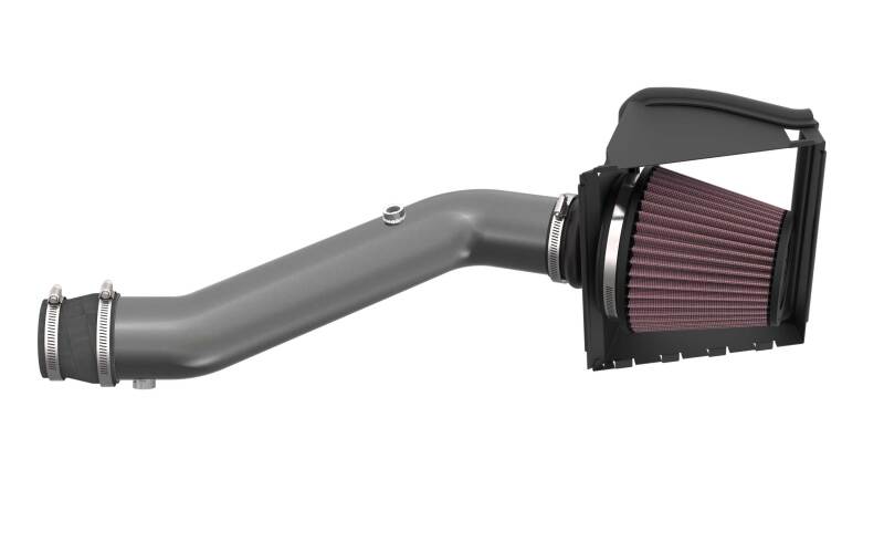 2018-2024 Ford F150 3.3L V6 Performance Air Intake System w/Red Air Filter - View 8 | Dirty Garage