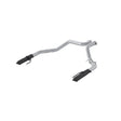 MBRP 2022+ Ford F-150 Raptor 3.5L / Raptor R 5.2L 3in Dual Rear Exit Turndown Axle Back - Black | Dirty Garage