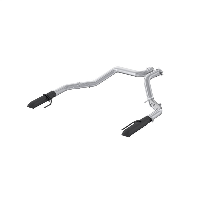 MBRP 2022+ Ford F-150 Raptor 3.5L / Raptor R 5.2L 3in Dual Rear Exit Turndown Axle Back - Black | Dirty Garage