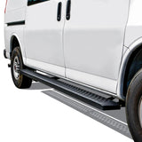 Universal Black 46" & 97" Grate Steps Running Boards - View 2 | Dirty Garage
