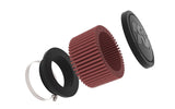 Universal Clamp-On Air Filter 2.25in Flange ID 3.5in OD 2in Height - View 4 | Dirty Garage