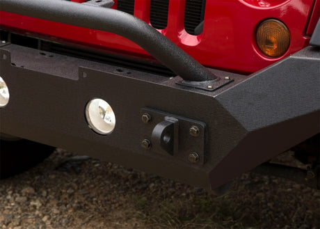 Rugged Ridge Spartan Front Bumper HCE W/Overrider 07-18 Jeep Wrangler JK - View 5 | Dirty Garage