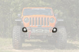 Rugged Ridge Jeep 19-22 Wrangler JL/20-22 Gladiator Venator Front Bumper Stubby Ends - Black - View 2 | Dirty Garage