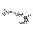 2016-2019 Camaro 2.5" AL NPP Dual Axle Back Exhaust 4" Quad Dual Wall Tips | Dirty Garage