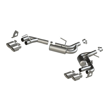 2016-2019 Camaro 2.5" AL NPP Dual Axle Back Exhaust 4" Quad Dual Wall Tips | Dirty Garage
