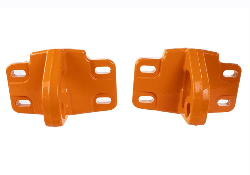 2021+ Bronco Front Bumper Tow Hooks - Orange - View 8 | Dirty Garage