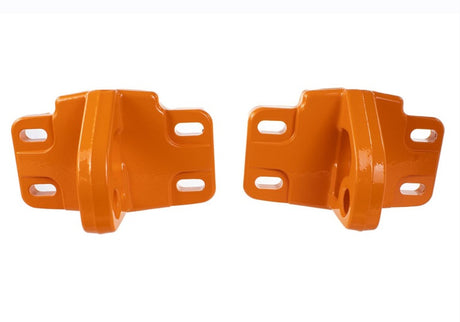 2021+ Bronco Front Bumper Tow Hooks - Orange - View 8 | Dirty Garage
