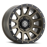 Universal Compression 17x8.5 6x5.5 0mm Offset 4.75" BS 106.1mm Bore Bronze Wheel | Dirty Garage