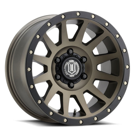 Universal Compression 17x8.5 6x5.5 0mm Offset 4.75" BS 106.1mm Bore Bronze Wheel | Dirty Garage