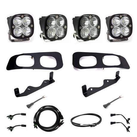 Baja Designs 2023+ Ford F-250/350 Squadron Racer/Pro Unlimited Dual Fog Pocket Light Kit w/ Upfitter | Dirty Garage
