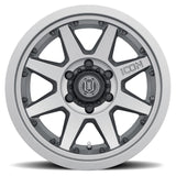 Universal Rebound Pro 17x8.5 6x5.5 0mm Offset 4.75" BS 106.1mm Bore Titanium Wheel - View 7 | Dirty Garage