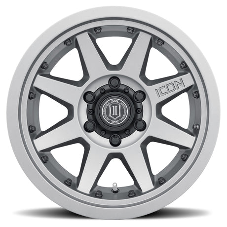 Universal Rebound Pro 17x8.5 5x5 -6mm Offset 4.5" BS 71.5mm Bore Titanium Wheel - View 3 | Dirty Garage