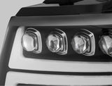 2007-2014 GM Avalanche Nova-Series LED Projector Black Headlights Active Light DRL - View 4 | Dirty Garage