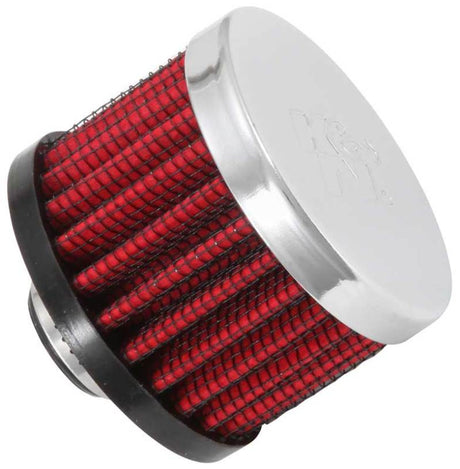 Universal Clamp On Rubber Base Crankcase Vent Filter 0.375in Flange ID x 2in OD x 1.5in Height - View 2 | Dirty Garage
