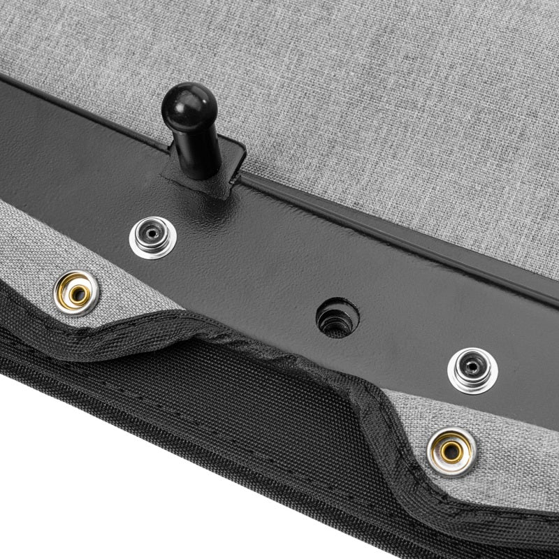 Rugged Ridge Savannah Brief Top Diamond Black 10-18 Jeep Wrangler JL 2-Door - View 4 | Dirty Garage