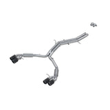 2018-2021 Audi S5 S4 2.5" Cat Back Quad Rear Exit Exhaust Carbon Fiber Tips | Dirty Garage