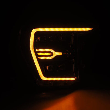 2021-2023 F-150 Nova-Series LED Projector Alpha-Black Headlights - View 3 | Dirty Garage