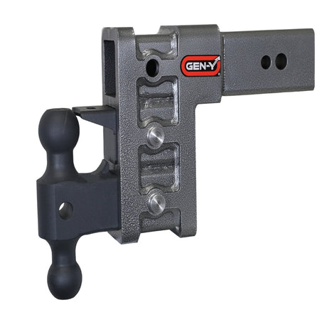 Gen-Y Mega Duty 3in Shank 6in Drop 3.5K TW 32K Hitch w/GH-0161 Dual-Ball/GH-0162 Pintle Lock | Dirty Garage