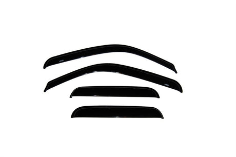1999-2007 GM 1500 Ext Cab Smoke Ventvisor Outside Mount Window Deflectors 4-Piece - View 11 | Dirty Garage