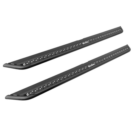 Go Rhino Dominator Extreme DSS Sliders - Tex Blk - 80in - View 2 | Dirty Garage