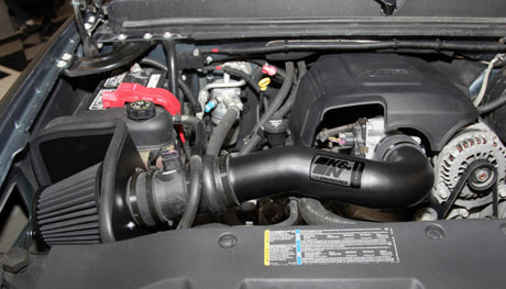 2007-2008 Silverado 1500 4.8L/5.3L V8/2007-2008 Yukon 4.8L/5.3L V8 Black Perf Intake Kit - View 6 | Dirty Garage