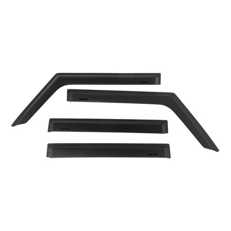 Rugged Ridge Window Visors Matte Black 18-20 Jeep Wrangler JLU/JT | Dirty Garage