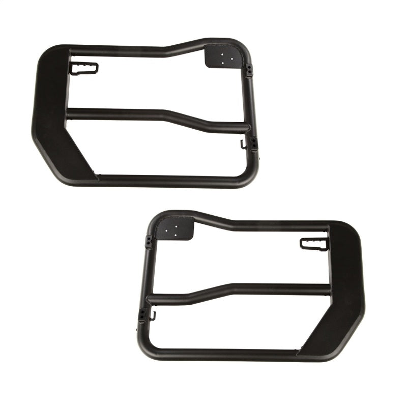 Rugged Ridge Fortis Front Tube Doors with Mirrors 18-23 Jeep Wrangler JL/JT | Dirty Garage