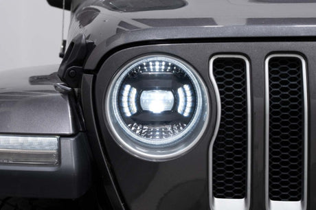 2018-2026 JL Wrangler Elite Max LED Headlights - View 3 | Dirty Garage