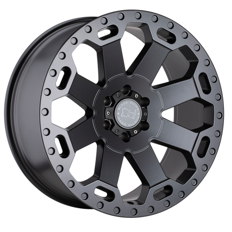 Black Rhino Warlord Matte Gunmetal Wheel | Dirty Garage