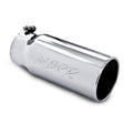 Universal 5 OD Rolled Straight 4" Inlet 12" Length Tip | Dirty Garage