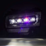 2019-2021 Ram HD Nova-Series LED Projector Black Headlights Active Light Sequential Signal DRL - View 6 | Dirty Garage