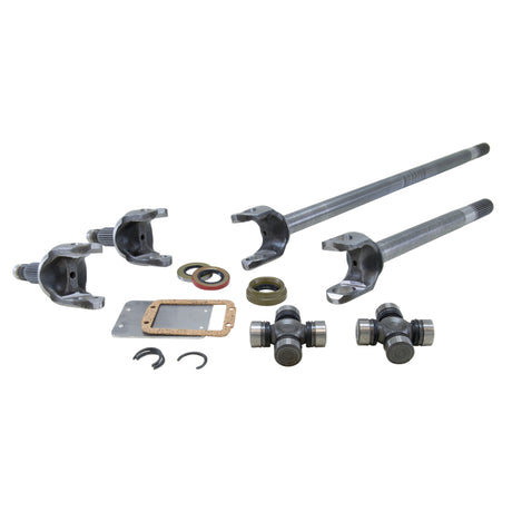 1984-2006 Dana 30 Front Axle Shaft Assembly 27 Spline Chromoly (YA W24110) - View 2 | Dirty Garage