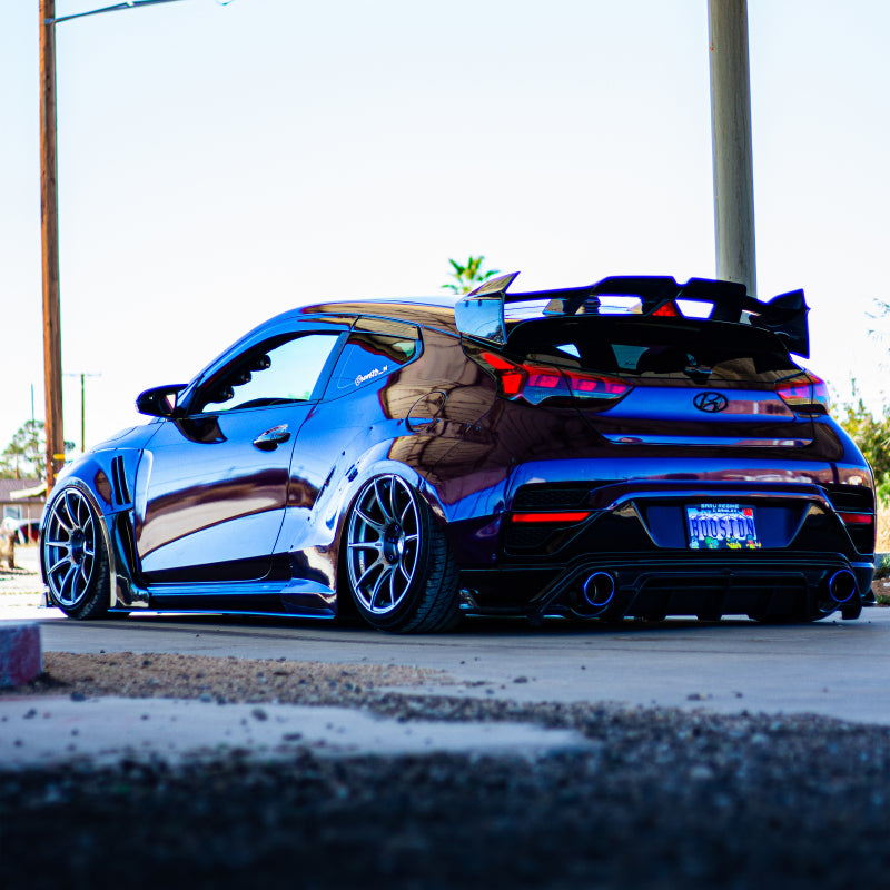 2019-2022 Veloster N Performance SS Axle Back Exhaust Burnt Ti Tips - View 4 | Dirty Garage
