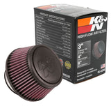 Universal Round Clamp-On Air Filter 3in Flange ID x 6in Base OD x 4.625in Top OD x 3in Height - View 8 | Dirty Garage