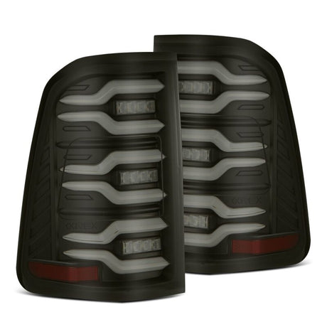 2019-2021 Ram 1500 Luxx-Series LED Tail Lights Black w Active Light Sequential Signal | Dirty Garage