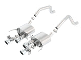 Borla 15 Chevy Corvette C7 ZO6 6.2L w/o AFM w/ NPP ATAK Quad RD RL IC Tips Center Rear Exit Exhaust - View 2 | Dirty Garage