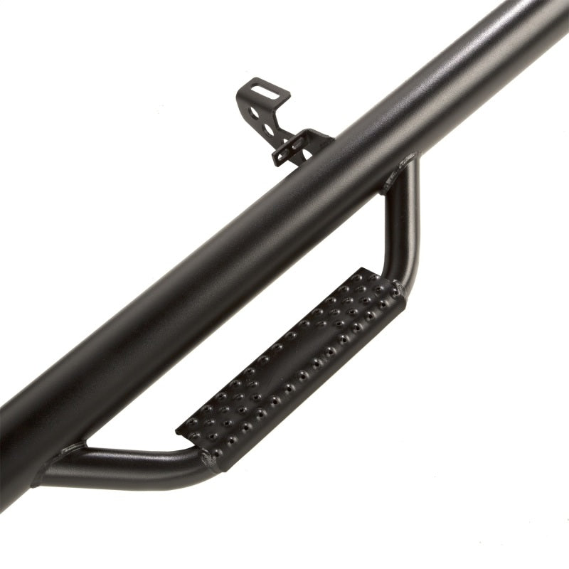 Rugged Ridge Spartan Nerf Bar Textured Black 18-20 Jeep Wrangler JL 4 Door - View 5 | Dirty Garage