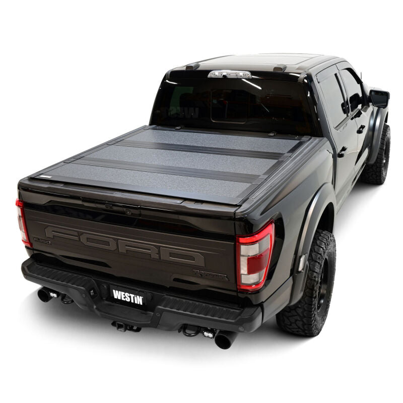 Westin 15-25 Ford F-150 5ft. 7in. Bed Hard Tri-Fold Tonneau Cover - Black - View 5 | Dirty Garage