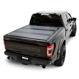 Westin 15-25 Ford F-150 5ft. 7in. Bed Hard Tri-Fold Tonneau Cover - Black - View 5 | Dirty Garage