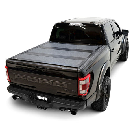 Westin 15-25 Ford F-150 5ft. 7in. Bed Hard Tri-Fold Tonneau Cover - Black - View 5 | Dirty Garage