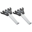 Universal Logo Wire Loom Chrome Base/Black | Dirty Garage