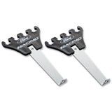 Universal Logo Wire Loom Chrome Base/Black | Dirty Garage