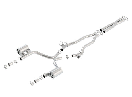 Borla 2015-2022 Charger SRT 392 / Scat Pack 6.4L Atak Catback Exhaust Single Split Rear Exit - View 2 | Dirty Garage