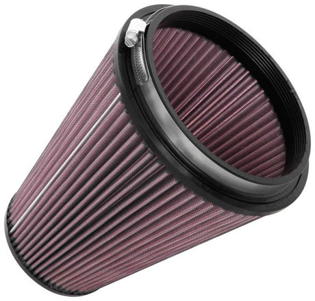 Universal Clamp-On Air Filter 6in FLG/7-1/2in B/4-1/2in T/9in H - View 3 | Dirty Garage