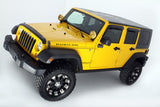 2007-2018 Wrangler Unlimited Ventvisor Outside Mount Smoke Window Deflectors 4-Piece - View 3 | Dirty Garage