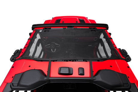 Rugged Ridge Eclipse Sun Shade Black Front 18-20 Jeep Wrangler JLU/JT - View 4 | Dirty Garage