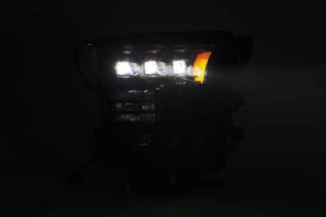 2015-2020 F-150 & Raptor Nova-Series LED Projector Headlights Plank Style Alpha Black Sequential Signal - View 6 | Dirty Garage